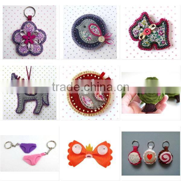 Hot new bestselling product wholesale alibaba handmade felt ornaments felt Owl brooch made in China