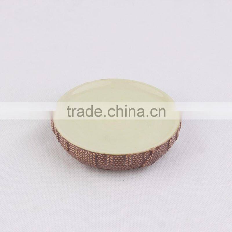 20%save 2016 home decoration yellow and brown ceramic bathroom accessories sets