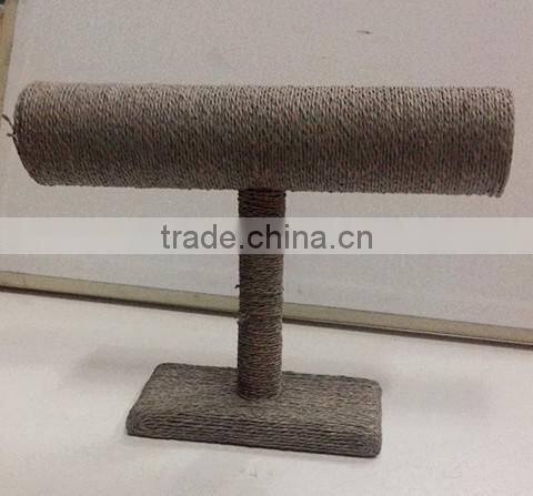 Simple bracelet/watch stand weaving twine