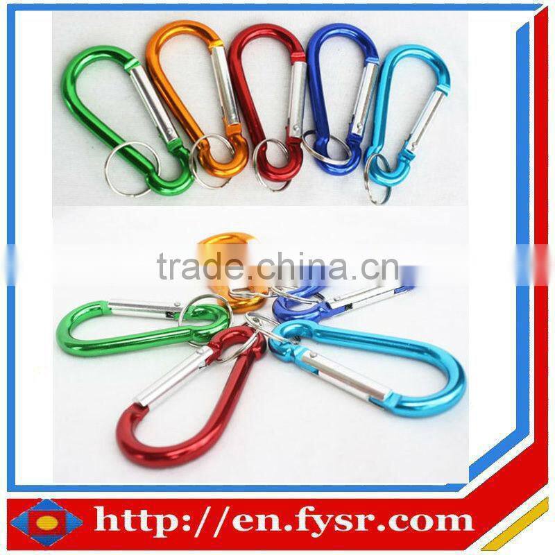 colorful aluminum carabiner(metal hook)