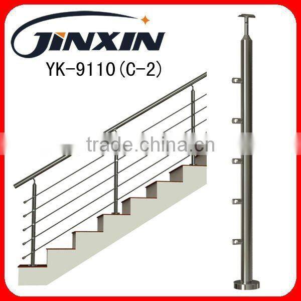 New design commercial balustrades for porch and stair frameless glass railing