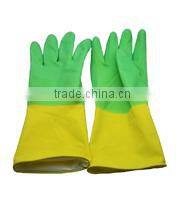 NMSAFETY thick purple rubber gloves household latex work gloves spray flock