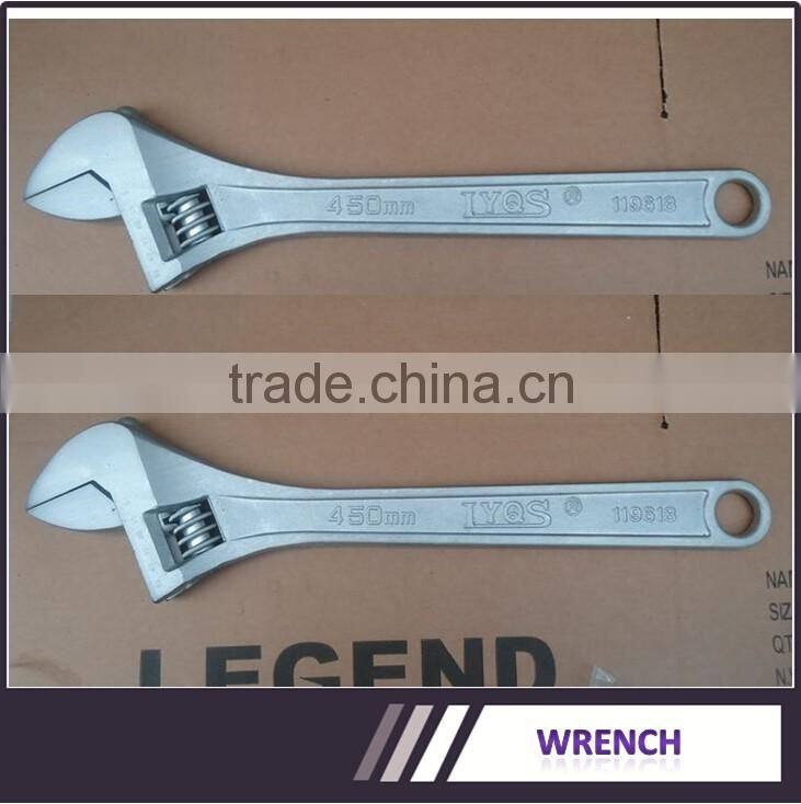 Tool set American type of adjustable pipe wrench