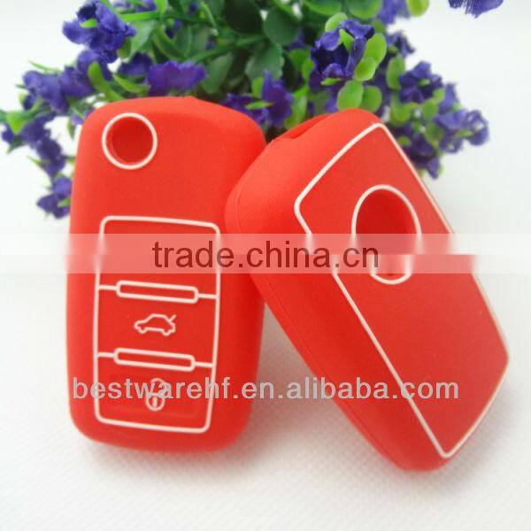 Fashion 2010 2013 Fob smart Volkswagen 3 buttons EOS,Loungyee,car key cover jackets.remote key cover case