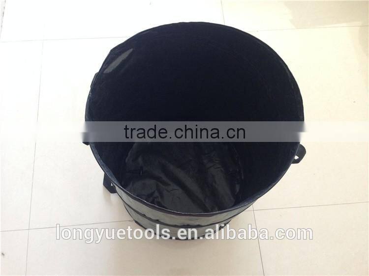 Environmental PE plastic round collapsible bag for garden work