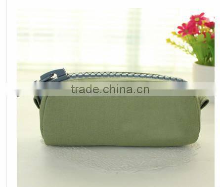 2015 Cheap pencil case with big zipper for promotion