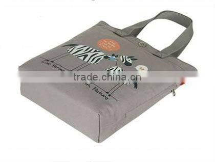 100% plain organic cotton shopping bag cotton promotion bag for women with canvas