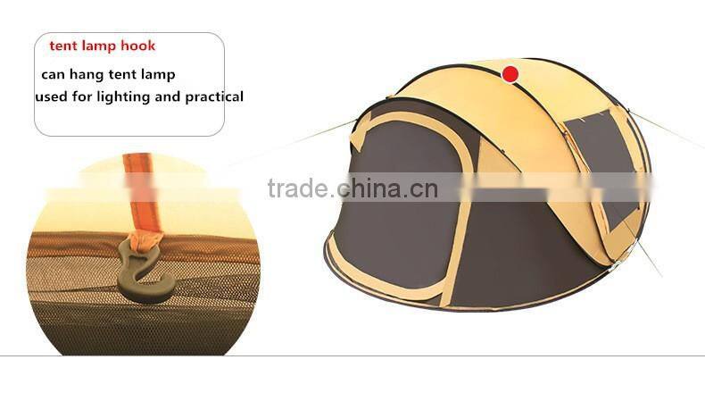 2016 new outdoor 3-4 people throw automatic tents Super light speed up camping tent