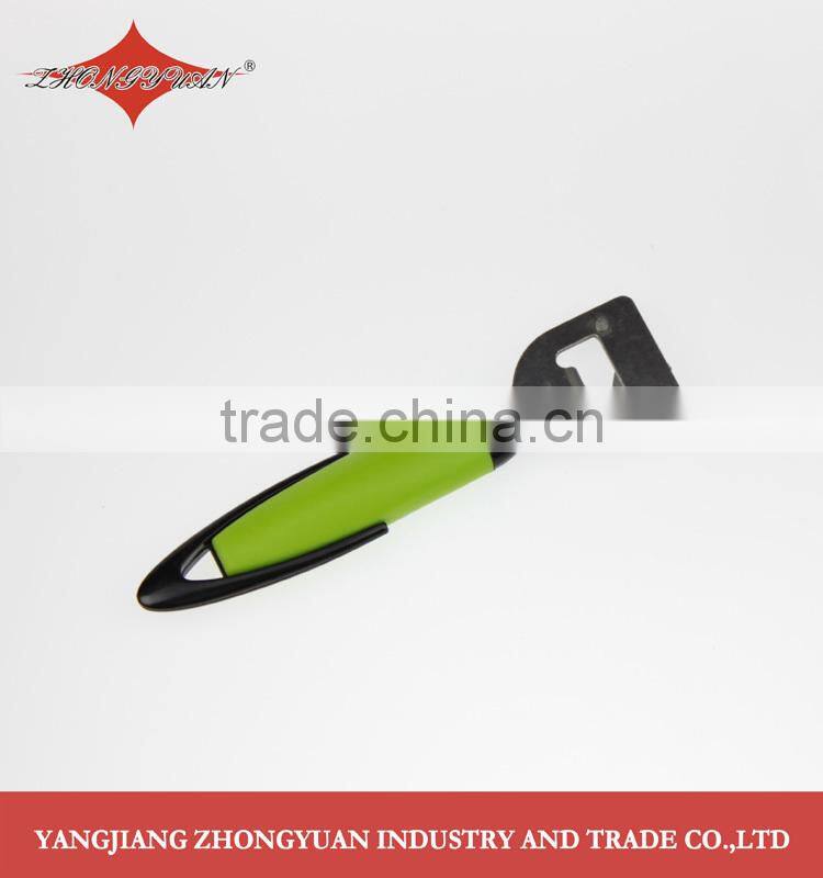 kitchen gadget fancy stainless steel bottle opener with plastic handle