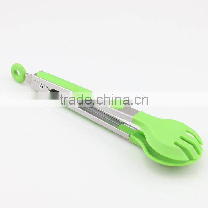 2 Different Kinds of Kitchen Tongs Set Standard Tong Salad Tong
