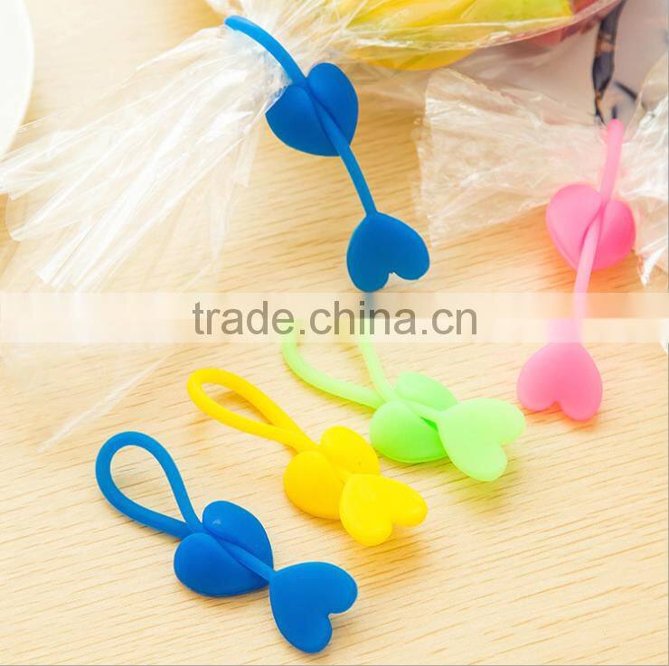 Hot promotional sealing clip silicone sealing clip plastic bag seal clips