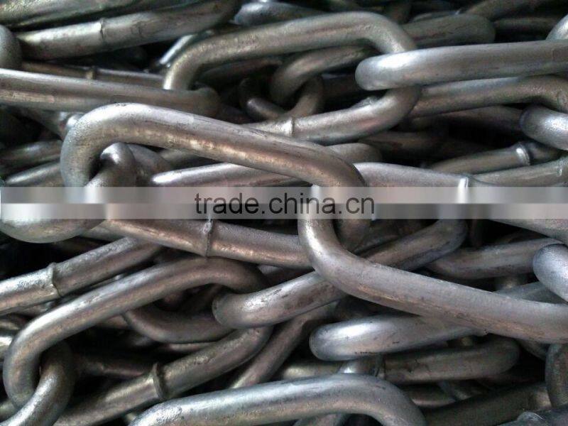 bright electric galvanized welded iron chain with high quality