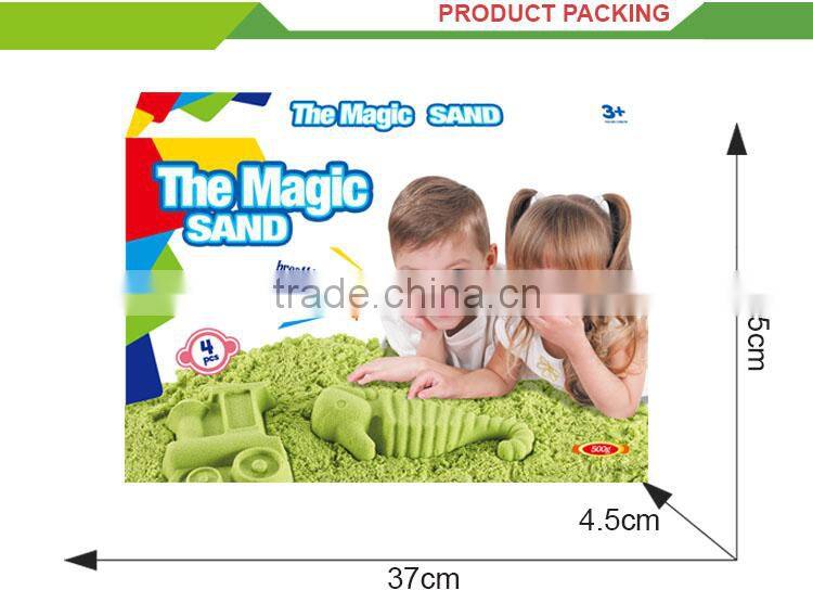 Hot sale diy intelligent games magic smart color sand for kid