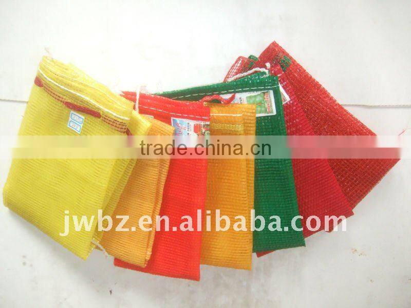 pp circular net bags with high quality, shinny color and competitive prices!!!