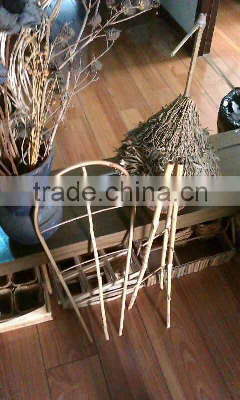 Bamboo lattice garden fence