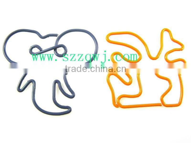 Cute shape Paper clip with tin box, business gift, toy for children and stationery