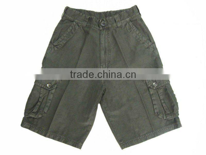 9385 Men's trendy canvas shorts