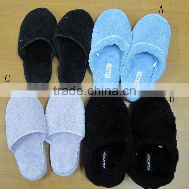 Stock Indoor Plush Slippers