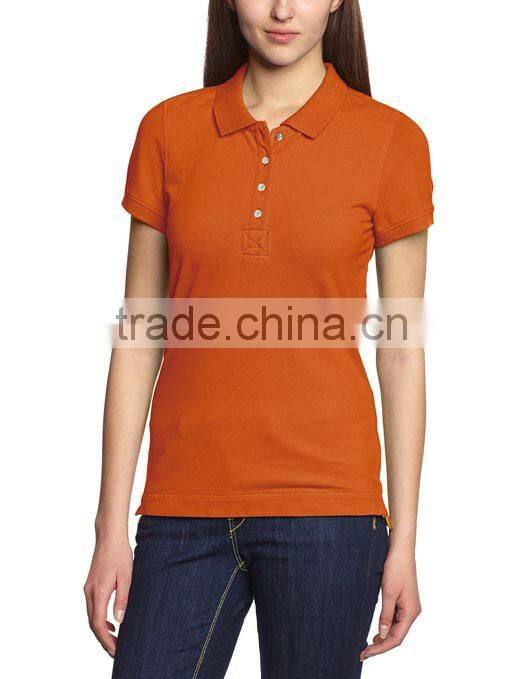 New design plain blank ladies polo .custom women's polo