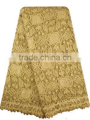 2016 African Wedding Dress Guipure Lace With Stones CP0118