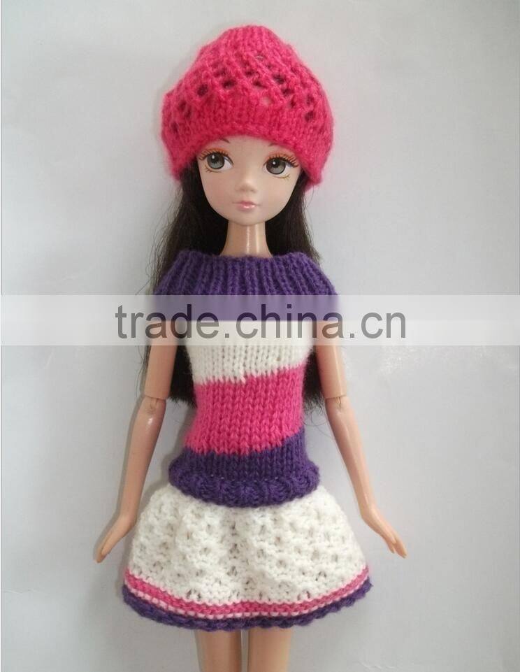High quality 12 inch doll clothing handmade doll clothes 12" american baby doll sweater