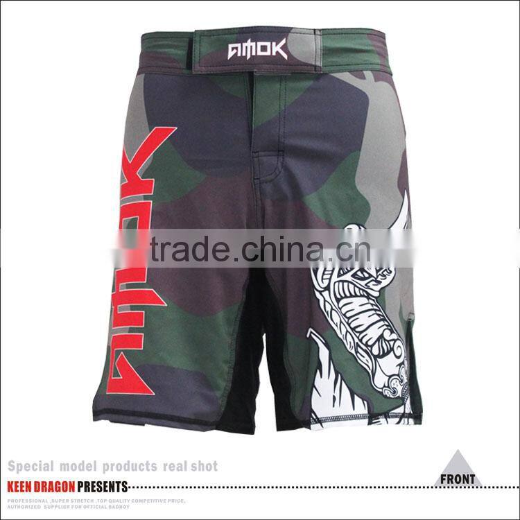 High quality martial arts uniforms camo training shorts