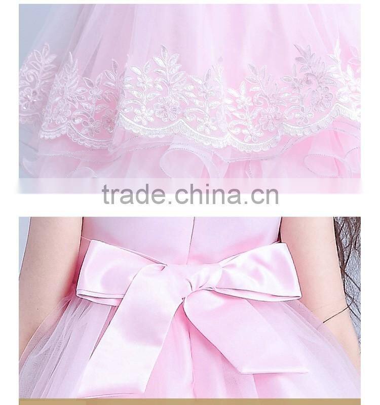NEW Princess Flower Girl Dress Appliques Wedding Prom Ball Gowns Birthday Communion Kids TuTu Dress