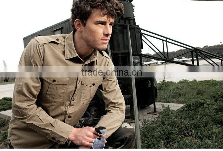Trendy 100%cotton shouler strap policeman uniform