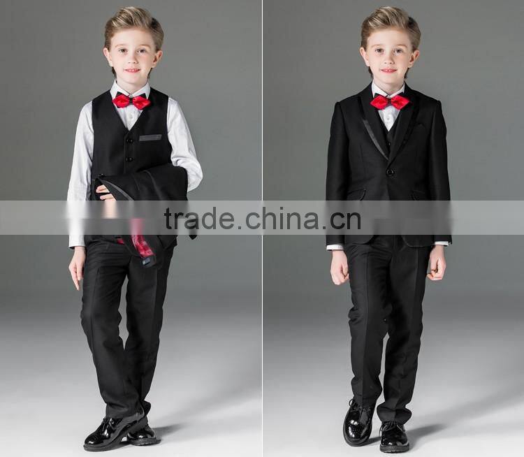 ELPA designer 3 piece children suits black wholesale kids suits for boys