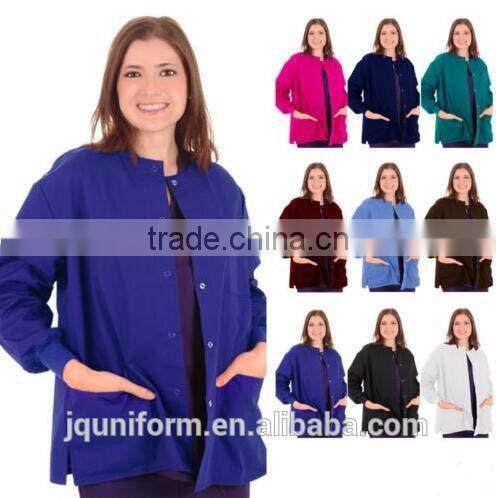 Juqian 2016 hospital wear Polyester Cotton Nurse Uniform for hospital