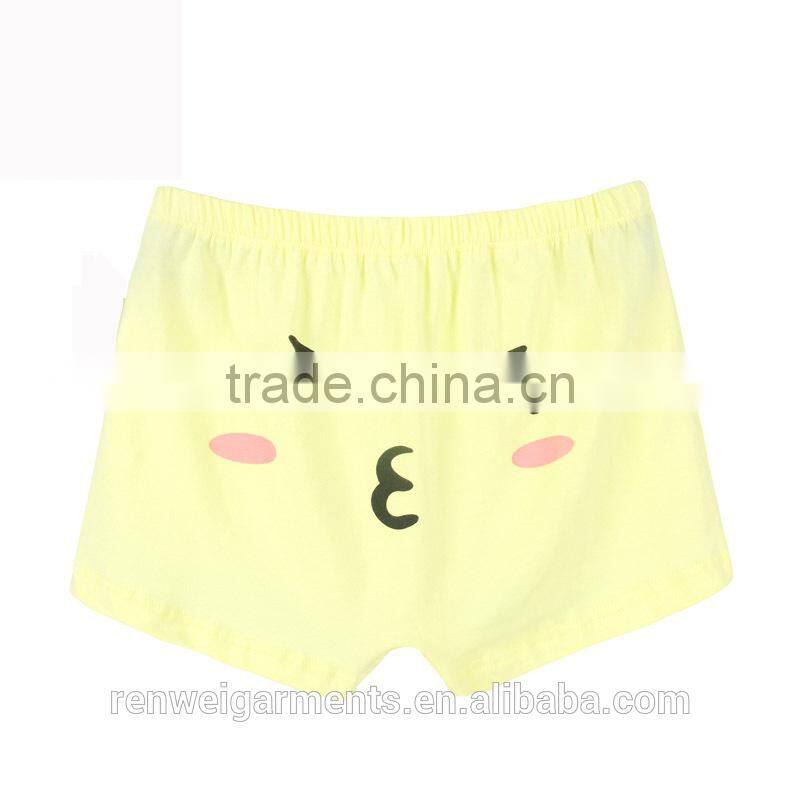 comfortable 100% cotton carton OEM wholesale beautiful kids underwear in pictures