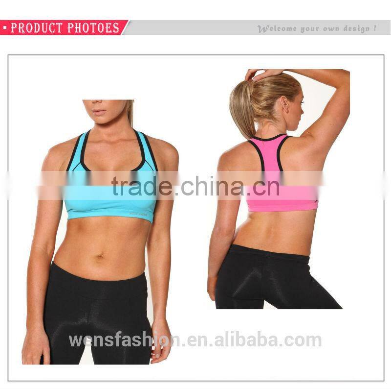 Wholesale Sports Fitness Yoga Wear Sexy Bra Ladies Yoga Tops