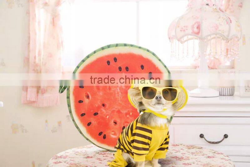 fruit shaped cushion 3D sandals soft comfortable cute different images printing and sizes