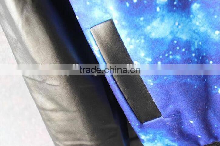 Hot sale custom fashion printing leather jacket china manufacturer