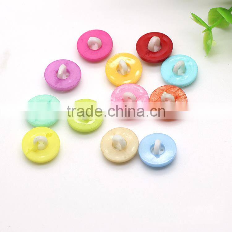 Fashion Cheap 14mm Children Smile Colored Resin Decorative Clothing Garment Buttons