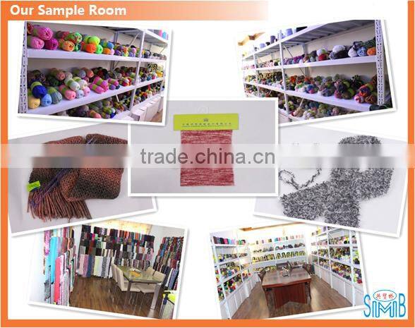 knitting yarn supplier shanghai smb cheap wholesale high quality 4Nm acrylic yarn 100% for knitting scarf