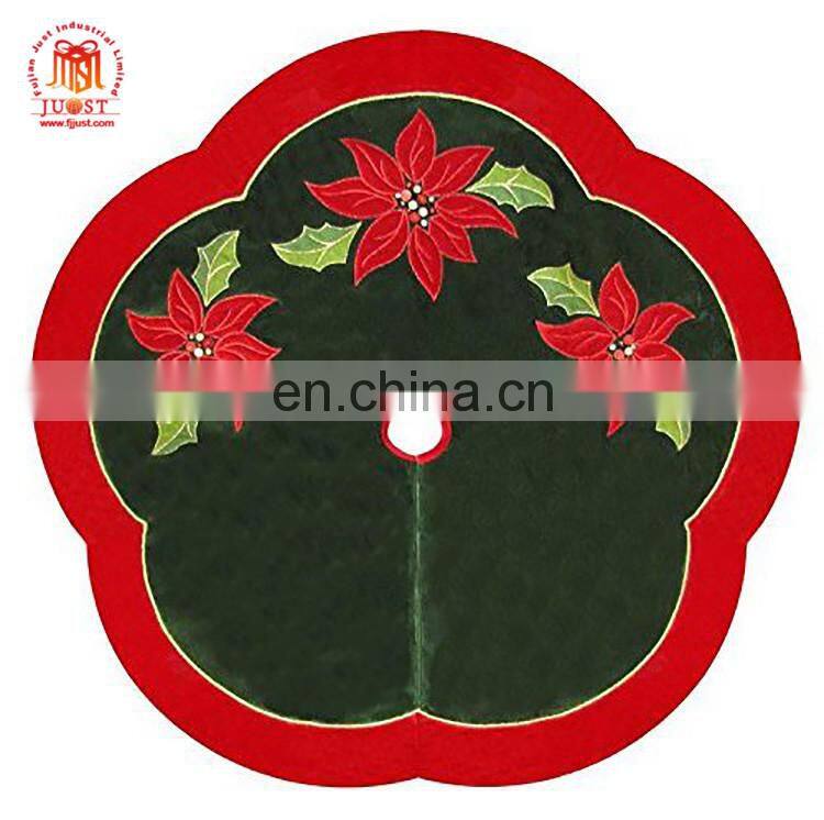 Professional Supplier Simple Design Red Christmas Skirt