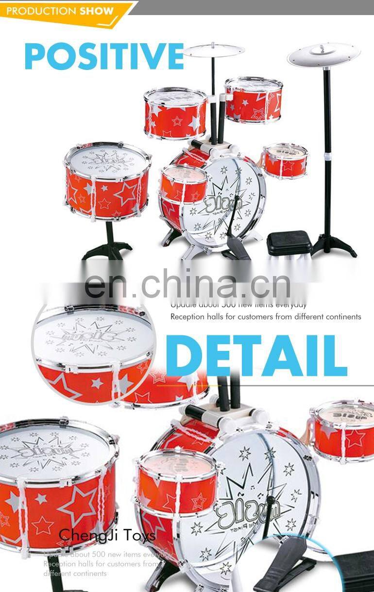Funny musical instrument toy plastic mini jazz drum set prices