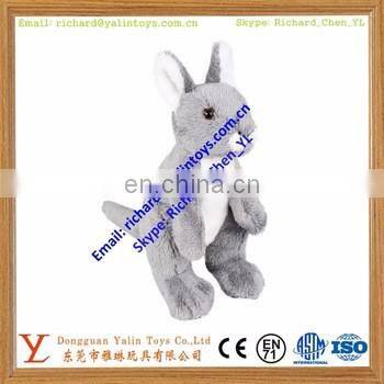 New fashion custom cartoon animal plush toy Cute designer baby kangaroo plush toy