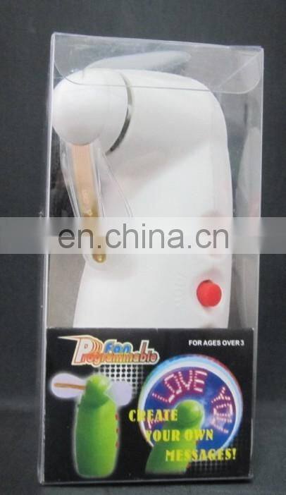 LED custom message fan glovion digital message fan with led led digital message fan
