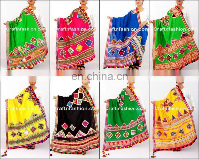 Tribal Ethnic Belly Dance Floral Skirt- Indian old VINTAGE Gujarati kutchi Skirt - Vintage Embroidered Multi boho banjara skirts