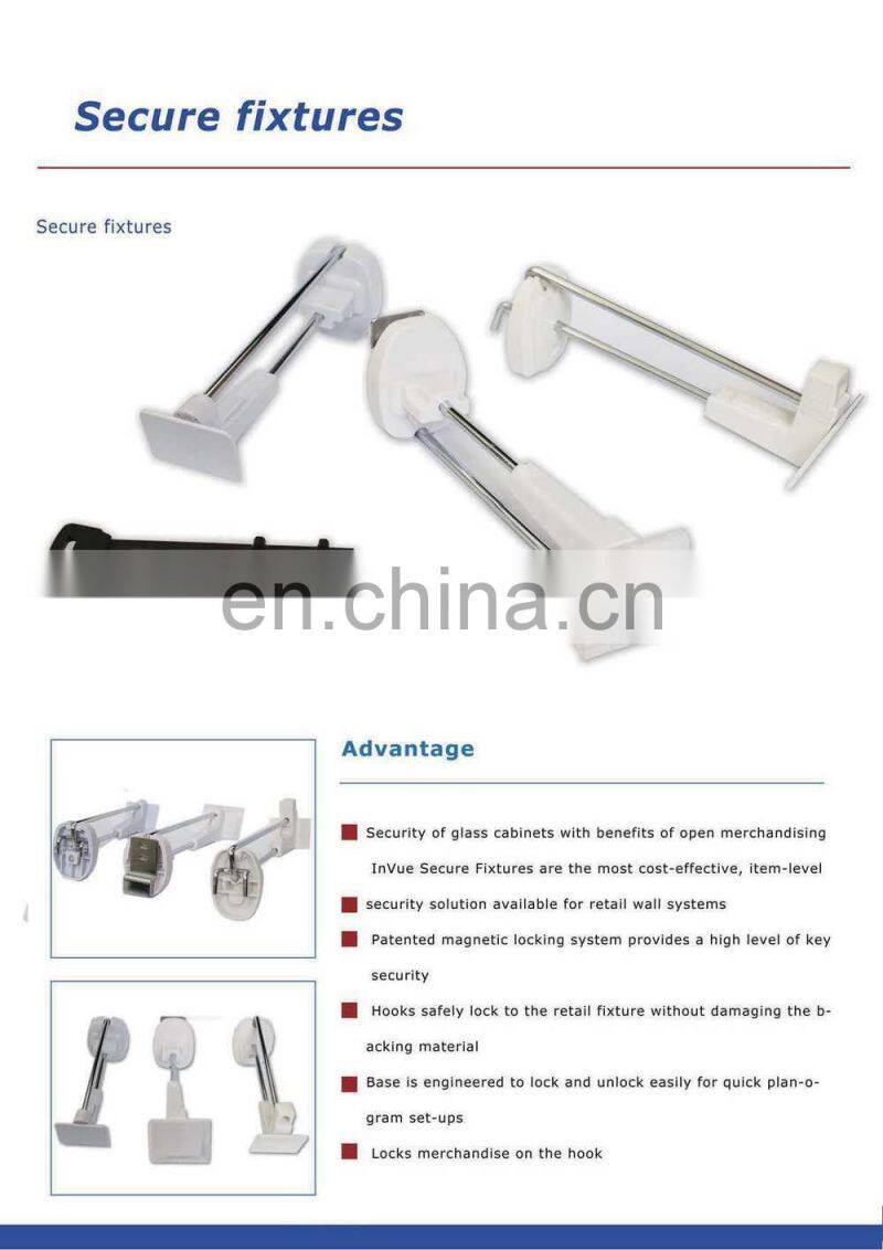 Dragon Guard Retail Security Supermarket stainless and plastic security display screw hook