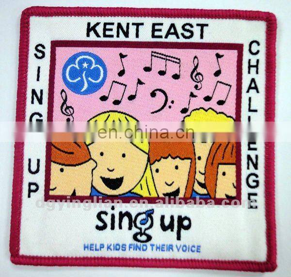cheap and nice quality woven patch