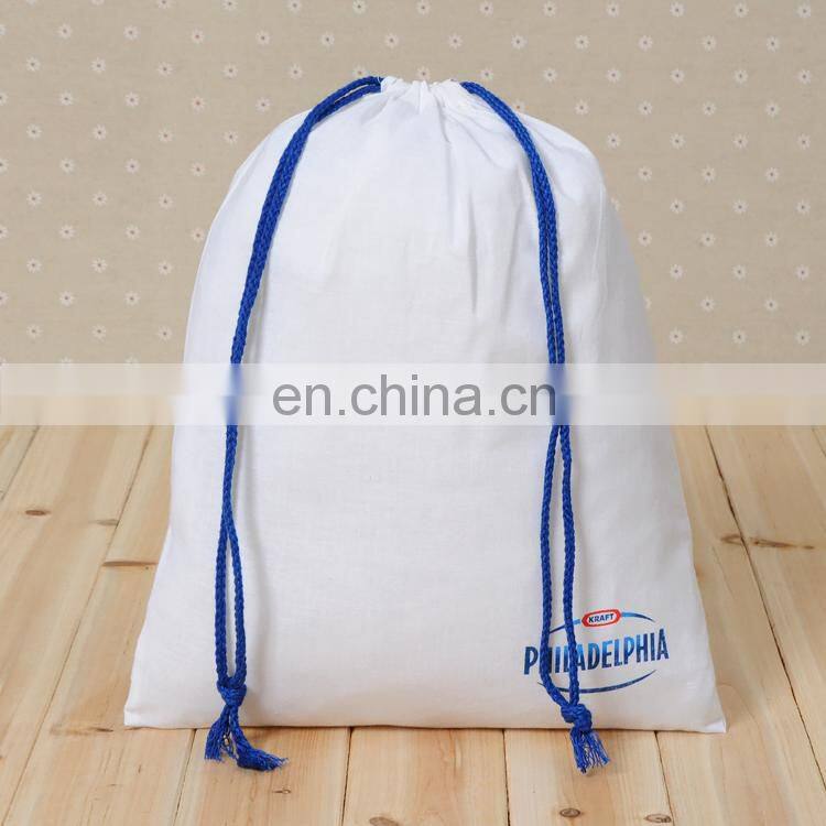 Murah double string drawstring non woven dust bag for shoe