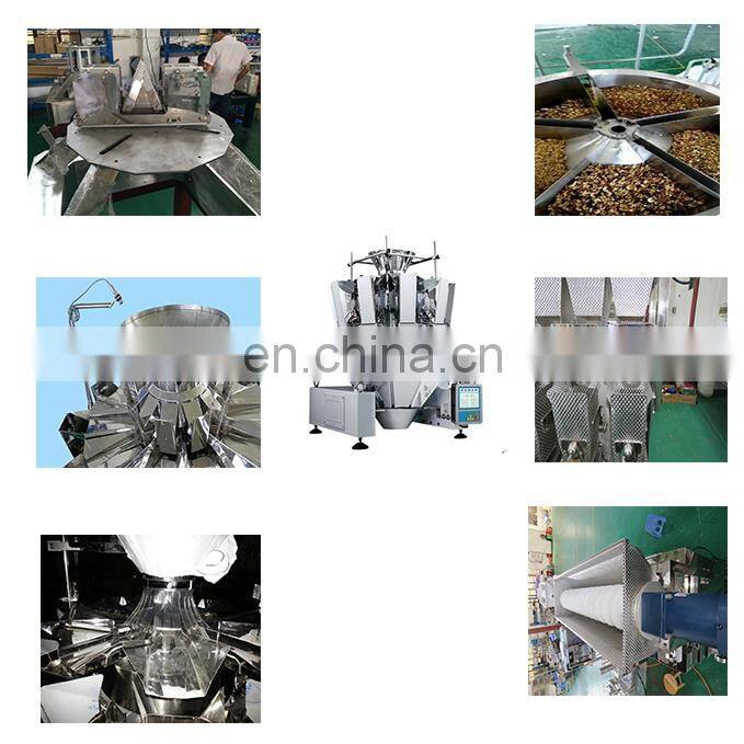 304 Stainless Steel Stagger Electric Automatic 10 Head Multihead Weigher