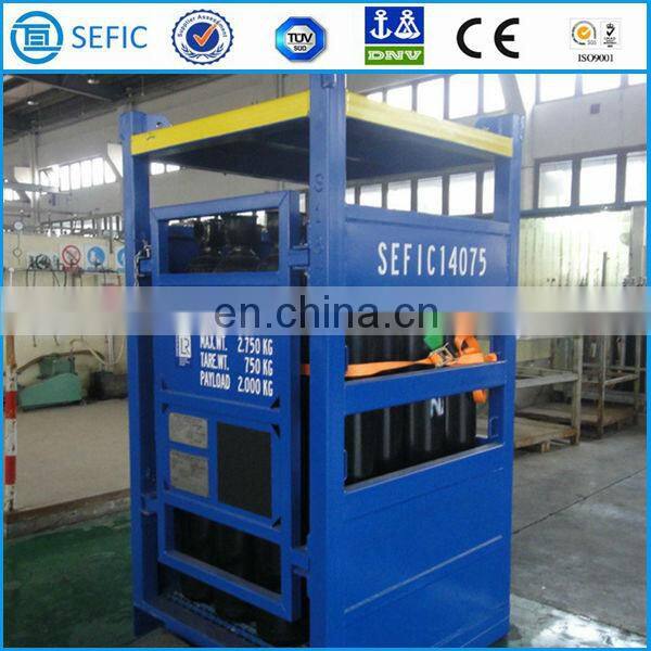2015 Newest Low Price High Pressure Seamless Steel Oxygen, Nitrogen, Argon Gas Cylinder DNV Offshore Container