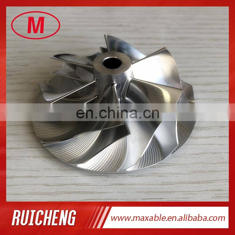TD05H 20G reverse 6+6 blades 52.56/68.01mm 49179-43400 reverse Turbo milling/aluminum 2618/billet compressor wheel