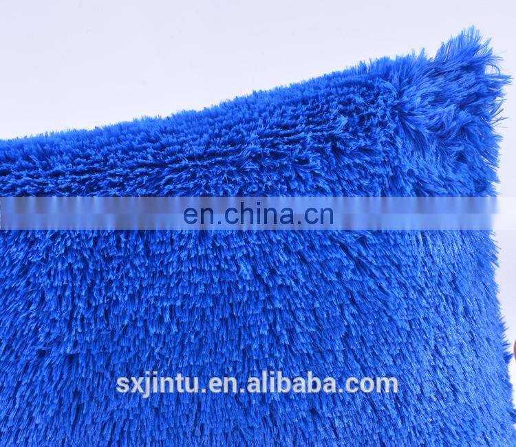 Hot sale luxury cushion cover velvet solid pillow cover for sofa