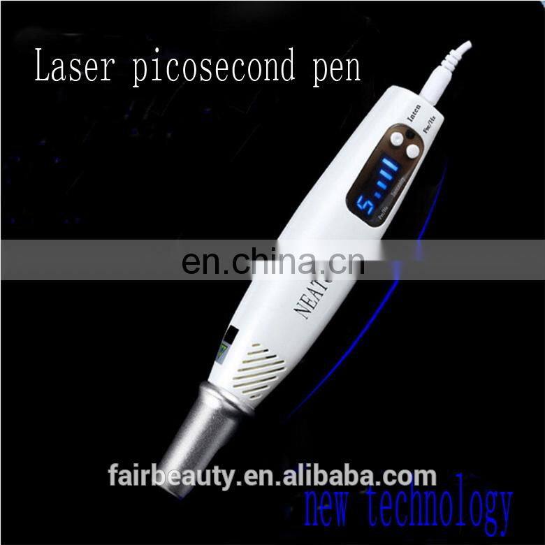New advanced picosecond laser pen/dark spot tattoo removing pen picosecond laser machine
