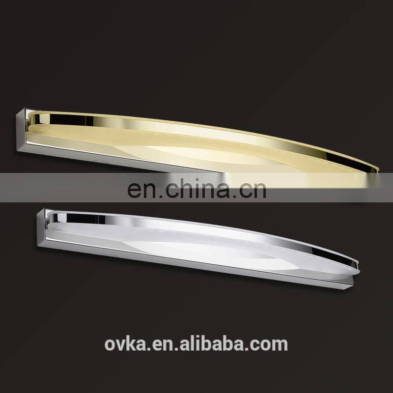 Mirror Light fashion hotel bathroom LED wall lamp stainless steel lights